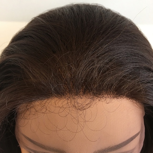 20" Dark Brown Lace Front Wig | Amelia - Picture 4 of 6